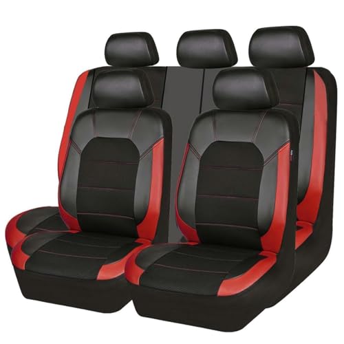 QWTYAFDD Autositzbezug Set, für VW Touran Ⅰ 2003 2004 2005 2006 2007 2008 2009 2010-2025 Universal-Sitzbezug Komplett-Set Schonbezüge Autositze Vordersitze und Rückbank,A von QWTYAFDD