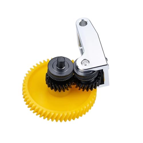 3D Printer Upgrade Extruderritzel, DLC Beschichtetes Hartstahl, Aluminium Griff Für X1 Carbon 3D Drucker P1S P1P - Verschleißfest, Anti - Rost, Genaue Filamentzufuhr Für (Neues Update) von QWUUYEC