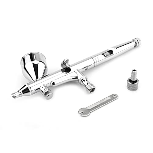 Airbrush Set 0.2mm Gravity Feed Dual Action, Geeignet Für Cake Decorating, Nail Art, Modellmalerei - Präzise Sprühsteuerung, Langlebiges Material, Für Künstler Und Hobbys von QWUUYEC
