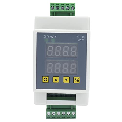 Multifunktionales Zeitrelais Steuerungsmodul, 2-Wege Verzögerungsschalter 220V, 38 Modi - Einstellbare Zeit, CW und CCW Unterstützung, Für Motor und Pumpensteuerung von QWUUYEC