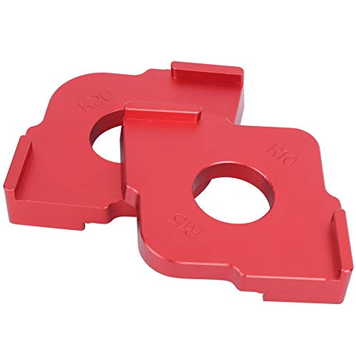 Ecklocher Rund Radius Schablone Aluminiumlegierung Positionierungswerkzeug Holzverarbeitung - Hohe Haltbarkeit, Präzise Kalibrierung, Für Professionelle Holzbearbeitung von QWUUYEC