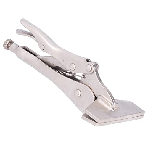 Flachverriegelungspläne - 8 Zoll einstellbare flache Zange mit hoher Klemmleistung + haltbarer Stahlkonstruktion zum Schweißen und Verarbeitung verschiedener Teile (10 Inch) von QWUUYEC