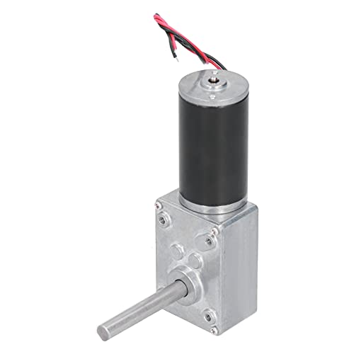 Gear Motor DC Self Locking, Mini Speed Reduction Getriebemotor, DC12V 16RPM - Hohe Haltbarkeit, Geräuscharme Leistung, Ideal für Automatisierung und Haushaltsgeräte (DC12V 40 u/min) von QWUUYEC