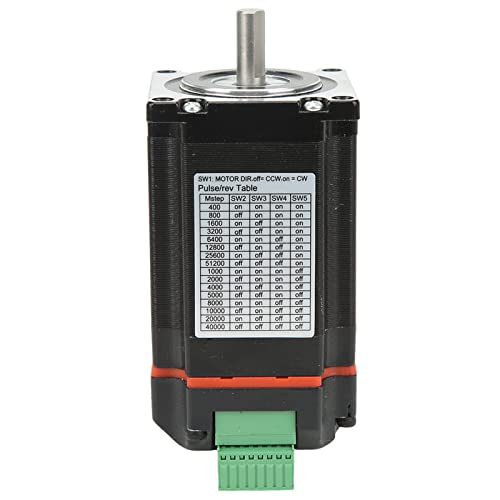 Hybrid Servo Motor mit 3D Druckertreiber, 20-48VDC, 2.2N·m, Aluminiumlegierung, Closed Motor - Hohe Drehmomentleistung, Schnelle Reaktion, Optimal für CNC und 3D Druck von QWUUYEC