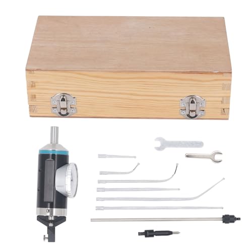 Zentriereinsteller Messuhr, Aluminiumlegierung, 0-3mm, 0.01mm Skala - Präzise Positionierung, Rotierbare Achse, Für Bohrungslehre und Innenmessung Zentriereinsteller Messuhr, Aluminiumlegierung, 0-3mm, 0.01mm Skala - Präzise Positionierung, Rotierbare Achse, Für Bohrungslehre und Innenmessung von QWUUYEC