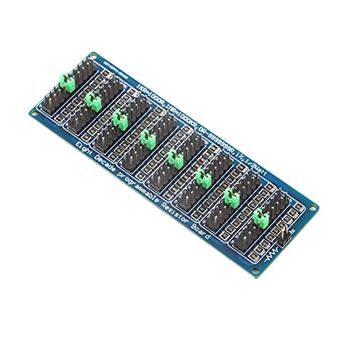 Programmable Widerstandsboard 0,1R – Flexible Anpassung von 0,1R bis 9999999R + Hohe Präzision mit + / - 1% Toleranz + Universell einsetzbar für Bildung und Technik Programmable Widerstandsboard 0,1R – Flexible Anpassung von 0,1R bis 9999999R + Hohe Präzision mit + / - 1% Toleranz + Universell einsetzbar für Bildung und Technik von QWUUYEC