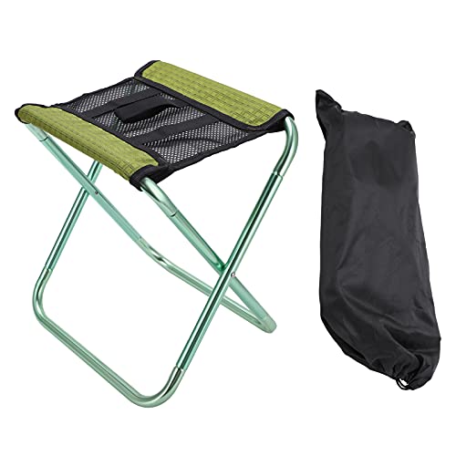 QWUUYEC Atmungsaktiver Campingstuhl – Faltbarer Aluminiumrahmen mit wasserdichtem Oxford-Stoff für Outdoor-Wanderungen, Angeln, Grillen und Reisen von QWUUYEC
