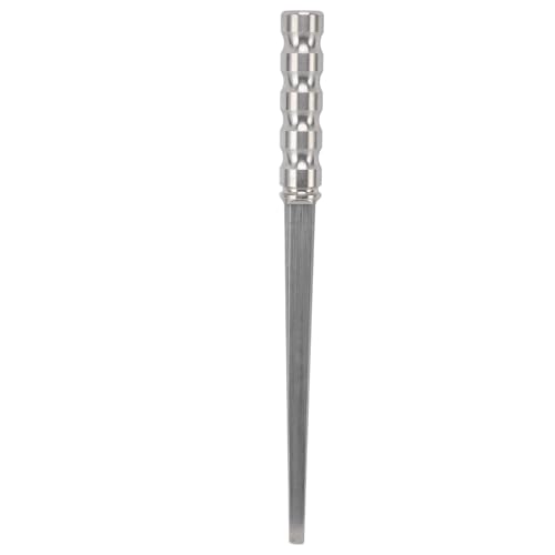 Ring Sizer Mandrel, Edelstahl Ringmaßstab, 32x2,5cm, Präzises Ringgrößenmessgerät - Robustes Fräsdornringe Werkzeug, Ideal Für Schmuckherstellung Und Ringgrößen Bestimmung (Quadrat) von QWUUYEC