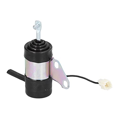 Shutoff Magnetventil Metall, Motor Stop Absperrventil DC 12V TOSD‑03‑103, Kompakt und Leicht - Schnelle Stilllegung, Hochwertiger Stahl, Für Generator und Bagger von QWUUYEC