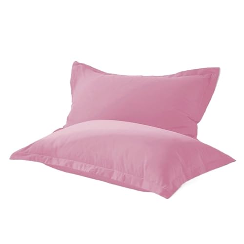 Kissenbezug 2pc Baumwolle einfarbig reaktiv gefärbt Stoff Kissenbezug Verschiedene Größen(Color 5,65x65cm) von QWWQYDY