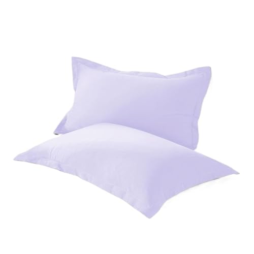 Kissenbezug 2pc Baumwolle einfarbig reaktiv gefärbt Stoff Kissenbezug Verschiedene Größen(Color 7,65x65cm) von QWWQYDY