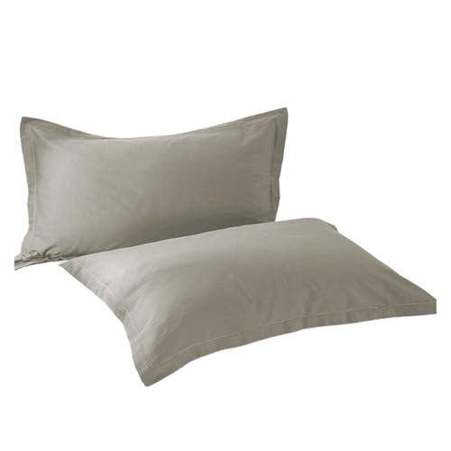 Kissenbezug 2pc Baumwolle einfarbig reaktiv gefärbt Stoff Kissenbezug Verschiedene Größen(Color 8,48x72cm) von QWWQYDY