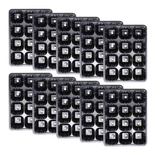QWWQYDY Anzuchtschale 20 stücke 12 Zellen Anlage Starter Tablett Keimung Ausbreitung for Gemüse Obst Garten Versorgung Kunststoff Kindergarten Trays von QWWQYDY