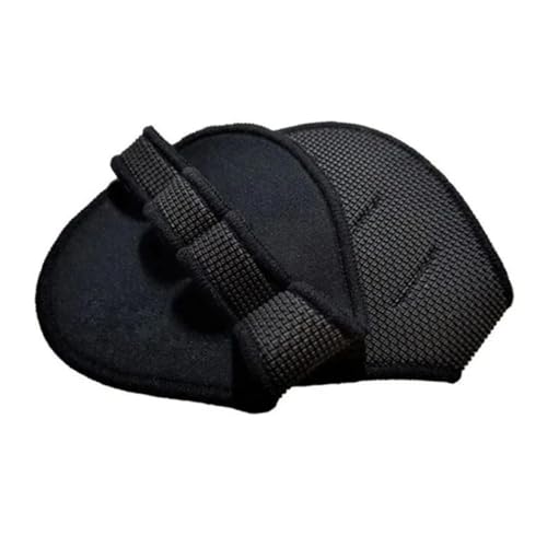 QWWQYDY Fitness Handschuhe Neopren-Griffpolster, Hebegriffe, Fitnessstudio, Workout-Handschuhe, Gewichtheben, Calisthenics, Powerlifting, Fitness, Sport, Handschutz(Black) von QWWQYDY
