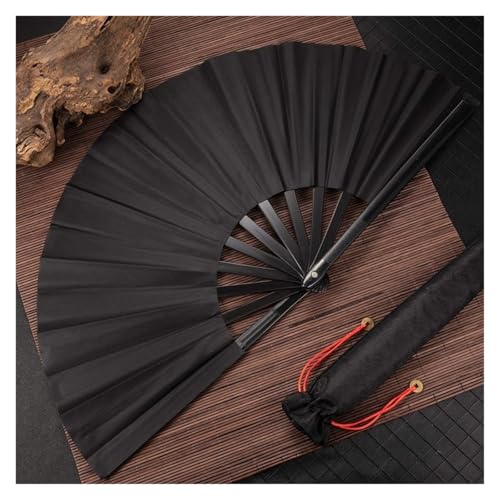 QWWQYDY Kampffächer 1Pcs Vintage Schwarz Folding Fans Kung Fu Fan Hochzeit Party DIY Einfarbig Tasche Handwerk Dance Fan QWWQYDY Kampffächer 1Pcs Vintage Schwarz Folding Fans Kung Fu Fan Hochzeit Party DIY Einfarbig Tasche Handwerk Dance Fan von QWWQYDY