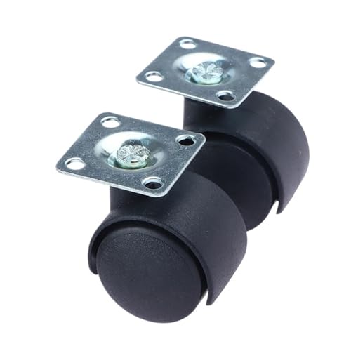 Schwerlastrollen 1 paar zoll Universal Rad Swivel Caster Roller Möbel Büro Stuhl Mit Bremse for Gepäck Zubehör(B 2Pair) von QWWQYDY