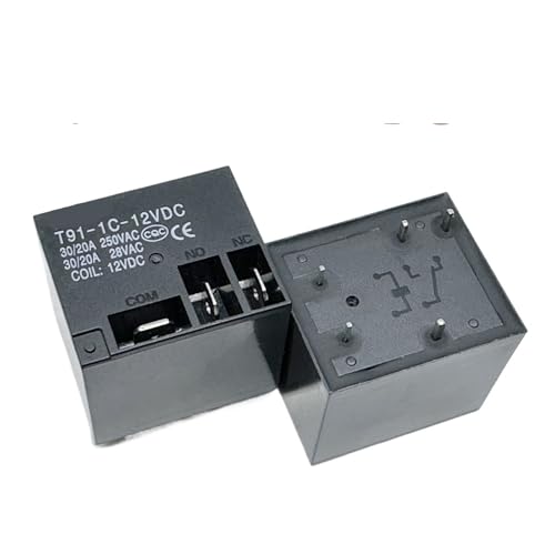 1pc GTS T91-1C-12VDC 30A Relay 5pins QWZBEIRUK 1pc GTS T91-1C-12VDC 30A Relay 5pins QWZBEIRUK von QWZBEIRUK
