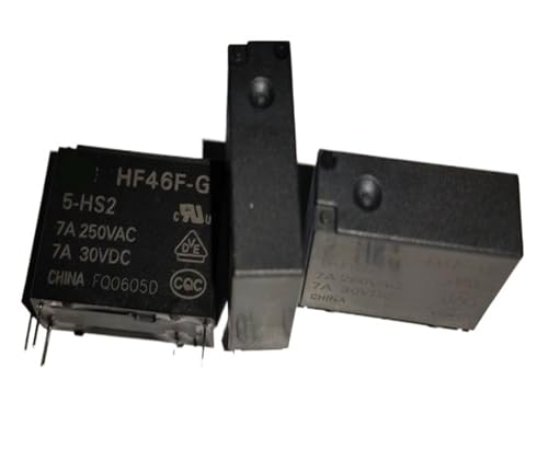 1pc HF46F-G 5-HS2 (46F-2-5V/12V-5A/7A) Relay 4pins QWZBEIRUK von QWZBEIRUK
