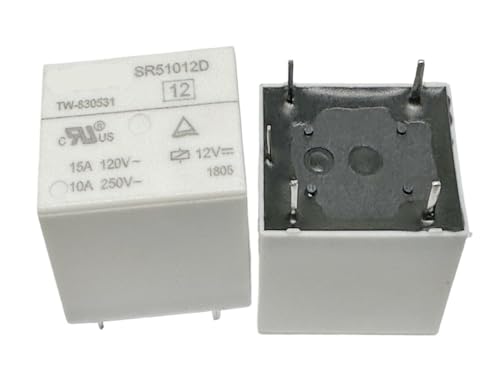 1pc SR51012D 12V (T73-1C-12V/24V-10A) Relay 5 pins QWZBEIRUK von QWZBEIRUK