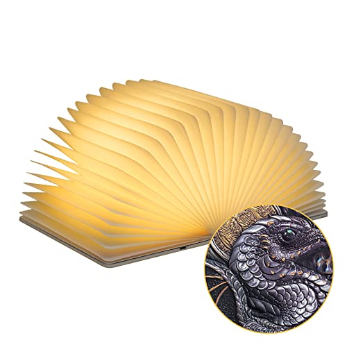 QXMGCBOK Kinder weißes Rauschen tragbare Buch Lampe, Meditation Entspannung Schlafmaschine, 3D Drachenrelief Schreibtischlampe im Schlafzimmer, Musik Lautsprecher QXMGCBOK Kinder weißes Rauschen tragbare Buch Lampe, Meditation Entspannung Schlafmaschine, 3D Drachenrelief Schreibtischlampe im Schlafzimmer, Musik Lautsprecher von QXMGCBOK