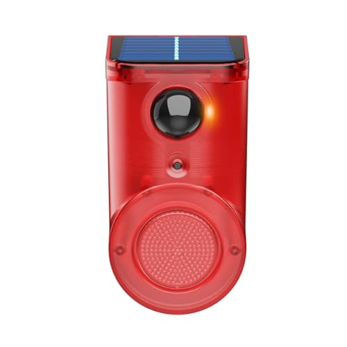 QXMH Solar Bewegungsmelder für den Außenbereich: 110 Deb Four Sander, 6 LEZ, Flashwinningstrob, Alam Sistum, Laudermotien, Detketo, Noismek. (K11-1) von QXMH