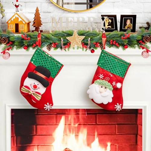 Nikolausstrumpf Kinder Klein 2er, Weihnachtsstrumpf Personalisiert Nikolausstiefel zum Befüllen Kaminsocken Weihnachten Deko, Nikolaus Socken zum Befüllen Weihnachtsstrümpfe Kamin für Weihnachtsdeko Nikolausstrumpf Kinder Klein 2er, Weihnachtsstrumpf Personalisiert Nikolausstiefel zum Befüllen Kaminsocken Weihnachten Deko, Nikolaus Socken zum Befüllen Weihnachtsstrümpfe Kamin für Weihnachtsdeko von QXRXN