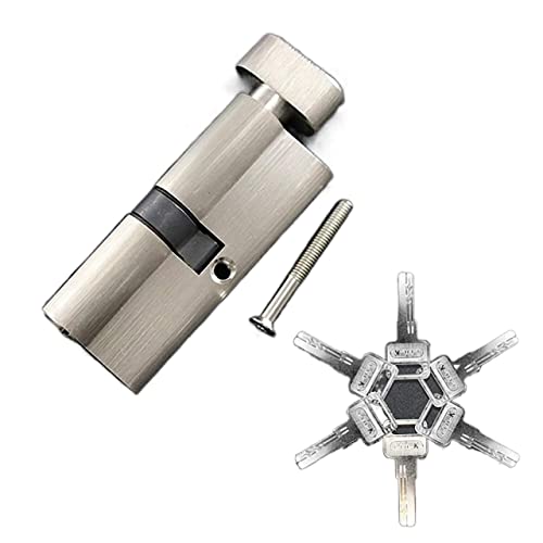 QXSJEDYCH Schließzylinder-Abzieher zieht schnell Türschlösser Sicherheitsschließzylinder 55 60 65 70 75 80 mm for 35-50 mm dicke Türschlösser for Home Core Lock Cylinders Security (Color : 60mm Schlös von QXSJEDYCH