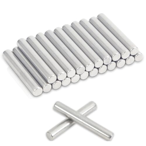 QXSKSLH 50 Stück 3 mm x 30 mm 304 Edelstahl Regalträger Heringe, Metall-Halteelemente von QXSKSLH