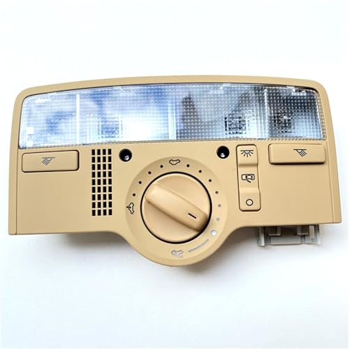 QXWRLD Auto-Leselampe Dome Light Skylight Reading Light Switch, für Passat, für B5 06-08 OEM 3BD 947 105 A/3B7 947 106 B Leselampe auf dem Dach (Front Dome Light) von QXWRLD