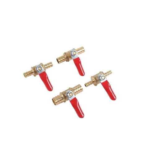 1/4 6mm 8mm 10mm12mm Kugelhahn-Absperrkugelhahn Schlauchanschluss Inline-Wasser-Öl-Luft-Gas-Kraftstoffleitung Kleines Messingkugelventil(12mm) von QXYSLHKC