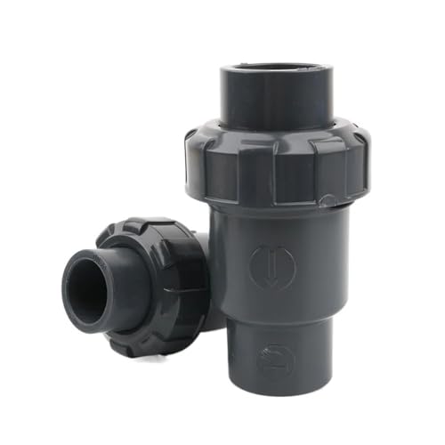 1 stück 20 25 32 40 50mm PVC Rückschlagventil 1-Weg Keine-Rückkehr Ventil Aquarium Fisch Tank adapter Garten Bewässerung Wasser Rohr Verbindungen(I.D 20mm) von QXYSLHKC