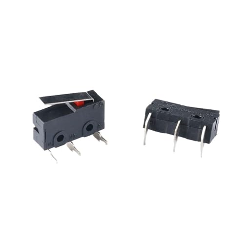 10 Stücke Mi-ni MicroLimit Schalter NO NC 3 Pins PCB Terminals SPDT 5A 125V 250V 29mm Roller Arc hebel Snap Action Push Mikroschalter(16mm Lever Right) von QXYSLHKC