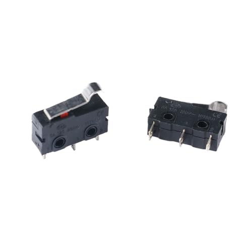 10 Stücke Mi-ni MicroLimit Schalter NO NC 3 Pins PCB Terminals SPDT 5A 125V 250V 29mm Roller Arc hebel Snap Action Push Mikroschalter(17mm Arc Lever) von QXYSLHKC