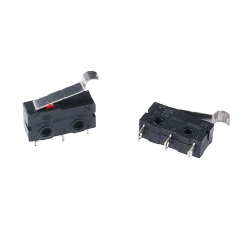 10 Stücke Mi-ni MicroLimit Schalter NO NC 3 Pins PCB Terminals SPDT 5A 125V 250V 29mm Roller Arc hebel Snap Action Push Mikroschalter(21mm Arc Lever) von QXYSLHKC