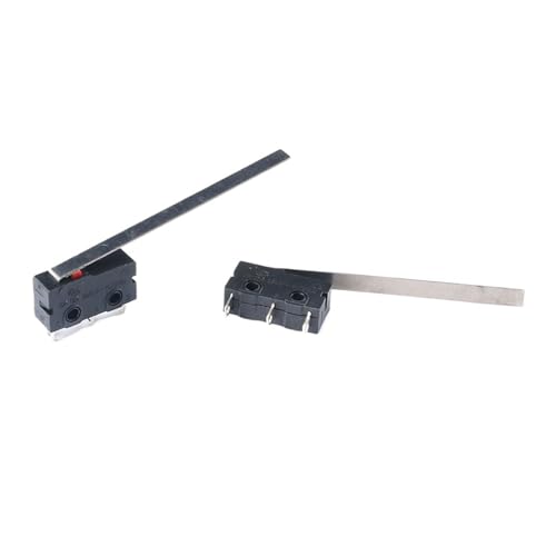 10 Stücke Mi-ni MicroLimit Schalter NO NC 3 Pins PCB Terminals SPDT 5A 125V 250V 29mm Roller Arc hebel Snap Action Push Mikroschalter(55mm Lever) von QXYSLHKC