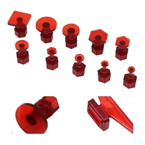 10 stücke Auto Ausbeulen ohne Reparatur Werkzeuge Puller Entfernung Kit Gleithammer Reverse Hammer Werkzeug Körper Saugnapf Klebstoff Rot tabs von QXYSLHKC