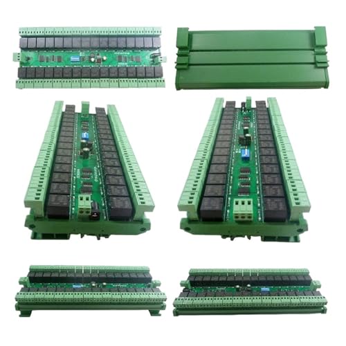 12V 24V 32 Schiene RS485 Relais Modul Modbus RTU Protokoll Fernbedienung Relais(24V) von QXYSLHKC