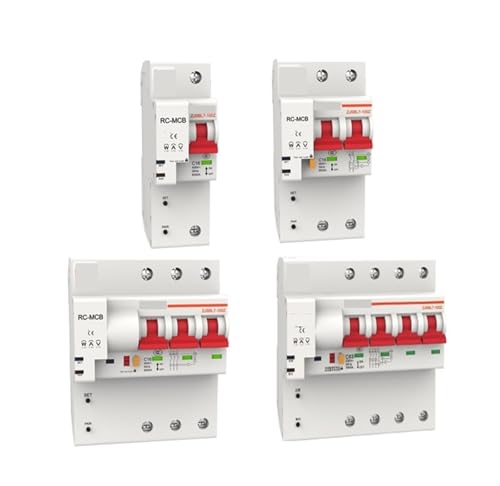 1P 2P 3P 4P Einphasiger Leistungsschalter, Energieverbrauchszähler-Monitor kWh Wattmeter, 220 V 380 V(4 Phase 380V,25A) von QXYSLHKC