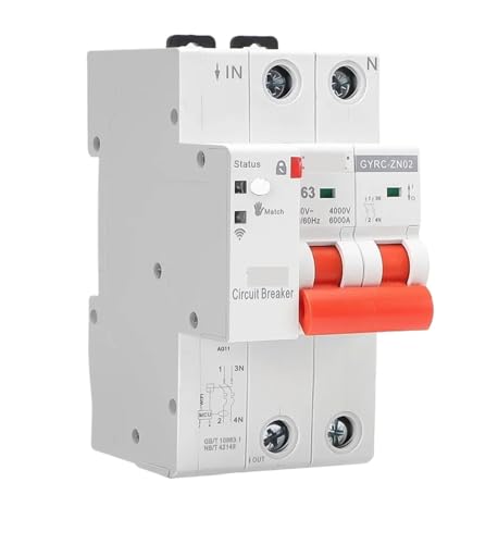 1P 2P MCB Circuit Breaker Kurzschluss Schutz Timed Reclosing Schalter Fernbedienung Din Schiene 80A(1P,63A) von QXYSLHKC
