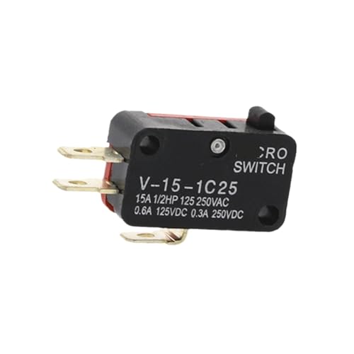 1Pcs Sicherheit Au-omation M-icro Endschalter V-15-1C25 Roller Lever Snap Action 250V 16A 1NO 1NC(1Pcs) von QXYSLHKC