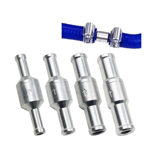 1pc Rückschlagventil 6-12mm Chrom 1-Wege Rückschlagventil Aluminium Kraftstoff Wasser Gas for Wohnwagen/RV Landwirtschaft Hardware(12mm) von QXYSLHKC