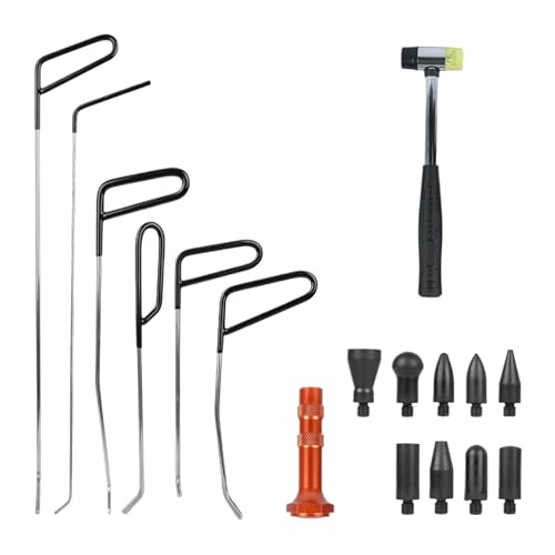 2-16 stücke Auto Dent Puller Stange Haken Hammer Tür Dent Ding Hagel Fix Entfernung Reparatur Werkzeuge Wartung Set Zubehör(16 pcs) von QXYSLHKC