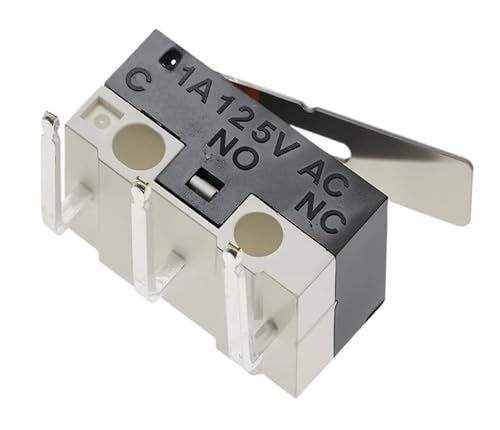 20 STÜCKE Endschalter C NO NC 3 Pins PCB Terminals SPDT 1A 125 V Roller Arc hebel Snap Action Push Maus schalter(BENT FOOT-3,100PCS) von QXYSLHKC