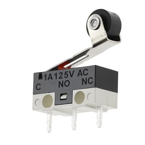 20 STÜCKE Endschalter C NO NC 3 Pins PCB Terminals SPDT 1A 125 V Roller Arc hebel Snap Action Push Maus schalter(PULLEY,100PCS) von QXYSLHKC