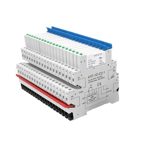 20 stücke Hf41F Dünne Relais 5V 12V 24V Modul 41F-5-ZS 41F-12-ZS4 41F-24-ZS Mit Led(12V) von QXYSLHKC