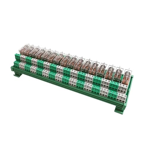 2NG2R 16 Kanal Relais Modul 2NO 2NC 12VDC 24VDC DPDT Relais Austauschbare(2NO2NC-16C-12VACDC) von QXYSLHKC
