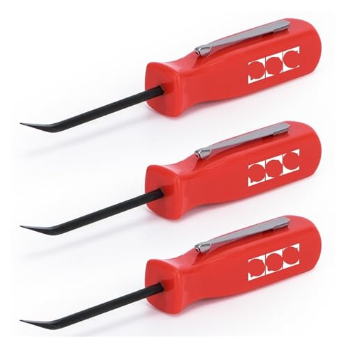 3 stücke Stemmeisen Kurz Abgewinkelt Bedienung Handliches Werkzeug 4-Seiten Griff Auto Reparatur Entfernen Werkzeuge-GJ005-QY(WHITE) von QXYSLHKC