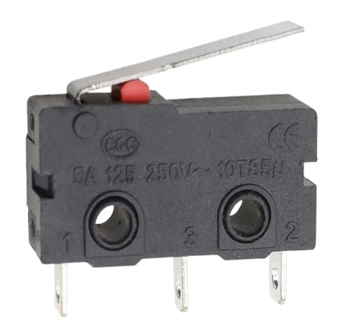 5A 125V250V KW12 Reise Endschalter KW11-3Z-2 Mit Griff 16mm Kontaktieren Taste schalter KW12-N 2Pin/3Pin KW12-A NO/NC(Lever 16MM,10PCS) von QXYSLHKC