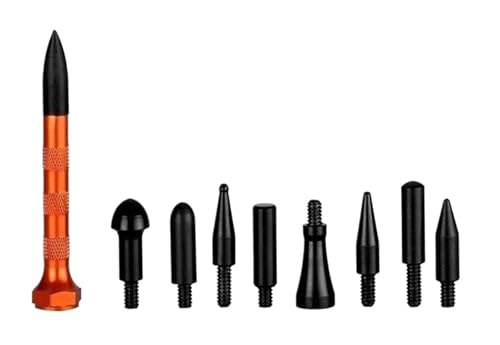 Auto-Dellen-Reparatur-Werkzeug, lackfreie Dellen-Reparatur, Tap Pen, Dellen-Entfernungs-Kit, Auto-Abflachungsstift, Hagel-Dellen-Entfernung(9 head) von QXYSLHKC