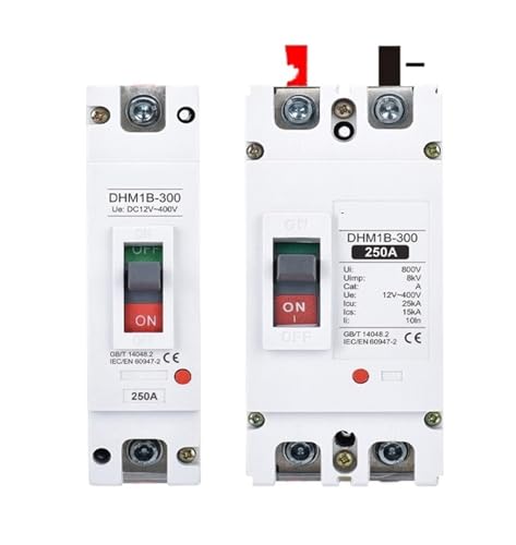 DC 12V 24V 48V 72V MCCB 250A Kompakt-leistungsschalter Batterie 125A 100A 200A 300A 400A Auto Lade Pile Protector(2P,80A) von QXYSLHKC